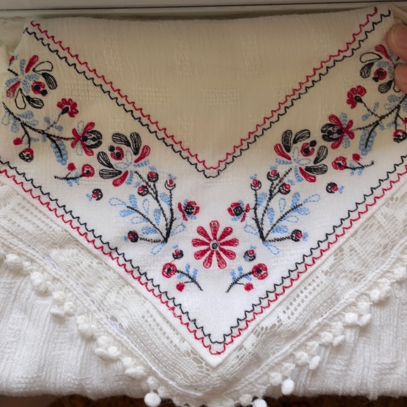 Ivory White Floral Spaghetti Strap Midi Dress - Picture 2 of 4